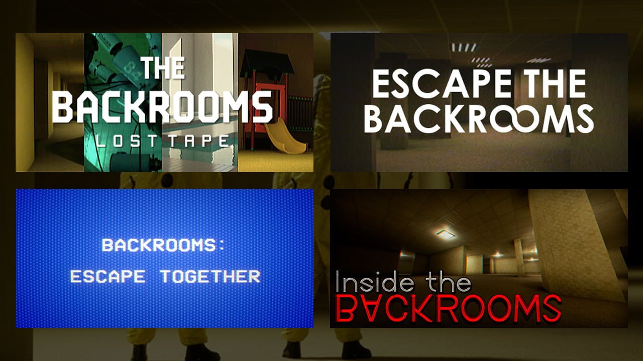 Jogos do tipo Escape the Backrooms - LIVE Streamer