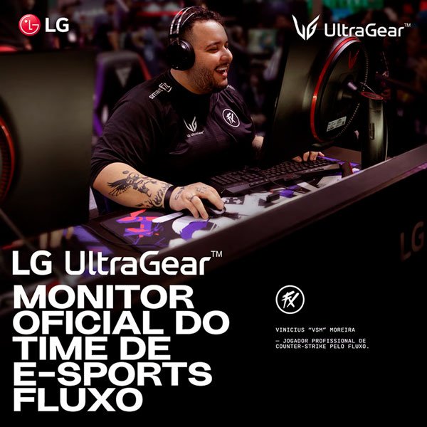 Campeonato Monitor Gamer LG UltraGear 24” Full HD 180Hz