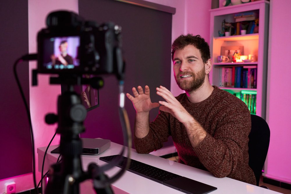 Youtuber conteúdo sob demanda