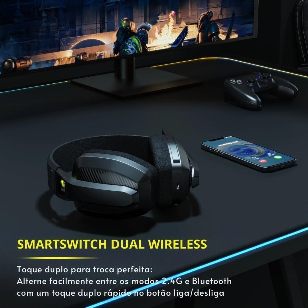 Dúvidas Mais Comuns Sobre o BINNUNE BW06 Headset Gamer Sem Fio 