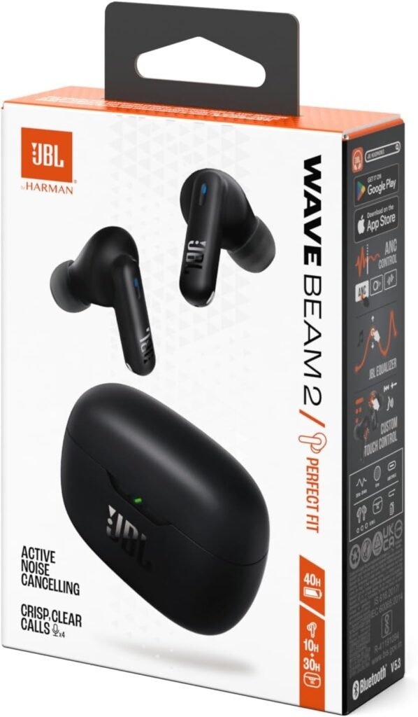 Fone de Ouvido Sem Fio JBL Wave Beam 2