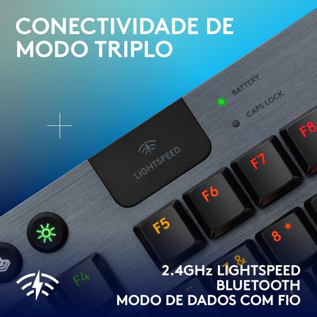 Conectividade Vale a pena comprar o teclado Logitech G915 X LIGHTSPEED
