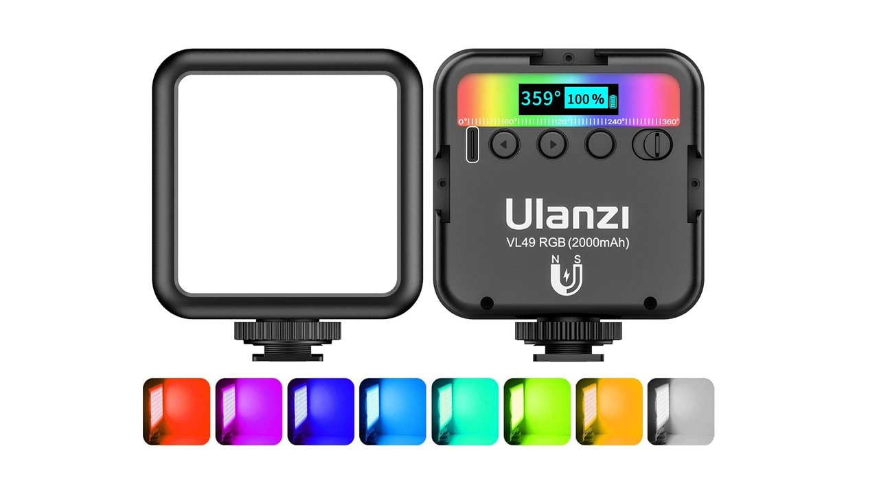 ULANZI VL49 Iluminação LED 360° Full Color Portátil