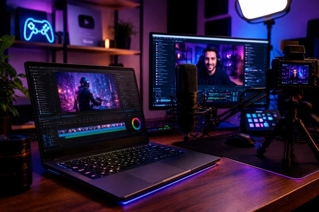 Notebook gamer para criadores de conteúdo e streamers