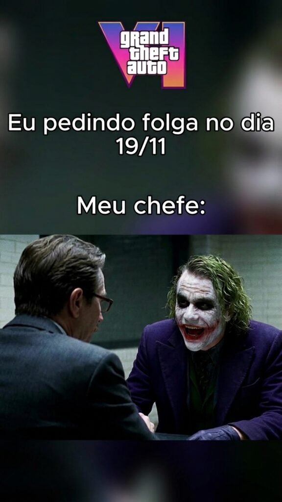 O GTA 6 dia de folga nasceu como uma brincadeira de fãs nas redes sociais e virou, na prática, uma tendência real de trabalhadores tirando licença remunerada, folga não remunerada ou até faltando de propósito só para jogar no dia do lançamento. Não existe um feriado oficial decretado por nenhum governo, mas o comportamento coletivo já é grande o suficiente para preocupar economistas e empresas.
O motivo é simples: já se passaram 13 anos desde o lançamento de GTA V, ainda na era de PS3 e Xbox 360, e a espera criou um nível de expectativa raramente visto em qualquer mídia, seja cinema, música ou games. Quando a Rockstar Games confirmou a data de estreia, 19 de novembro de 2026, uma quinta-feira, começou uma corrida silenciosa por dias de férias estrategicamente posicionados em volta dessa data.