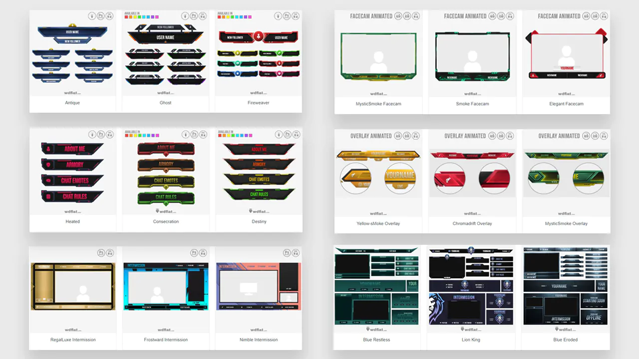 live streaming LIVE - Alerta, Facecam, Painel, Overlay