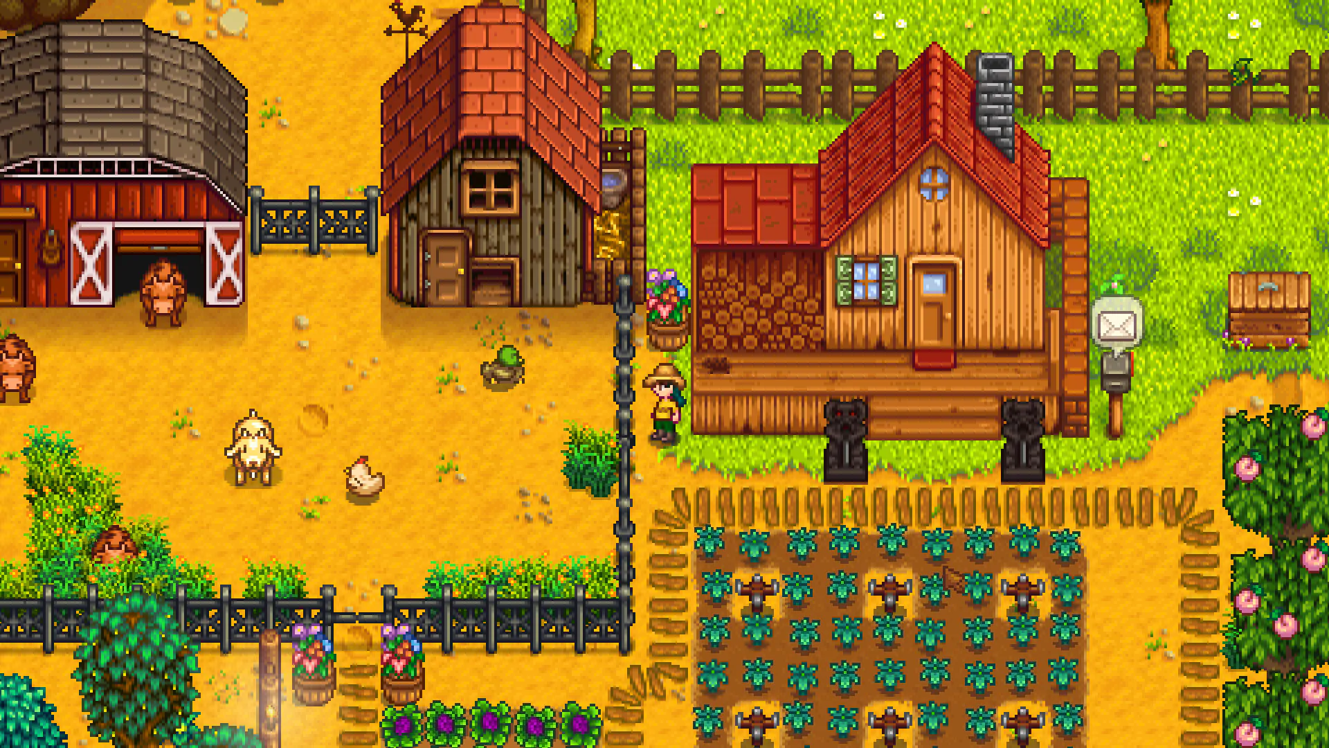 Jogo simulador de fazenda Stardew Valley